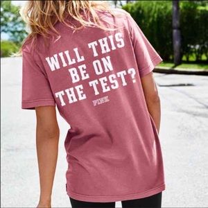PINK Campus Short Sleeve V-Neck Tee